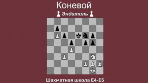 Коневой эндшпиль - пешечные слабости