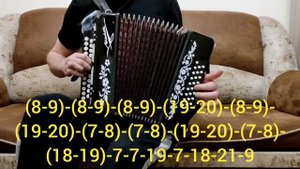 Ой, калина. Разбор на гармони. Ох, калина, ох малина. цифры для гармони.
