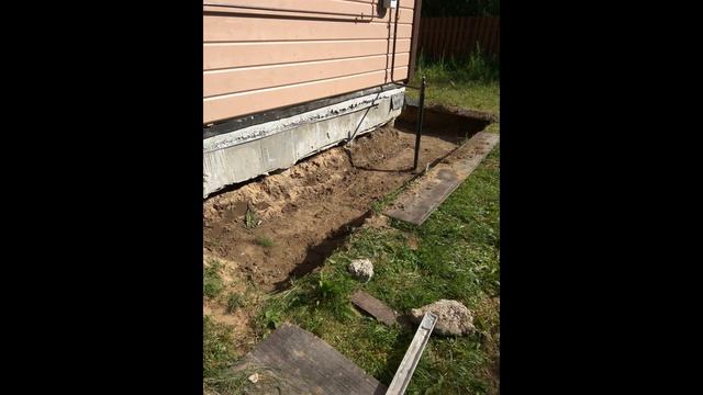 Фундамент ТИСЭ Отмостка и Дренаж своими руками. Наверное можно и не делать. смотреть онлайн