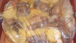 Свиные рёбра с картошкой