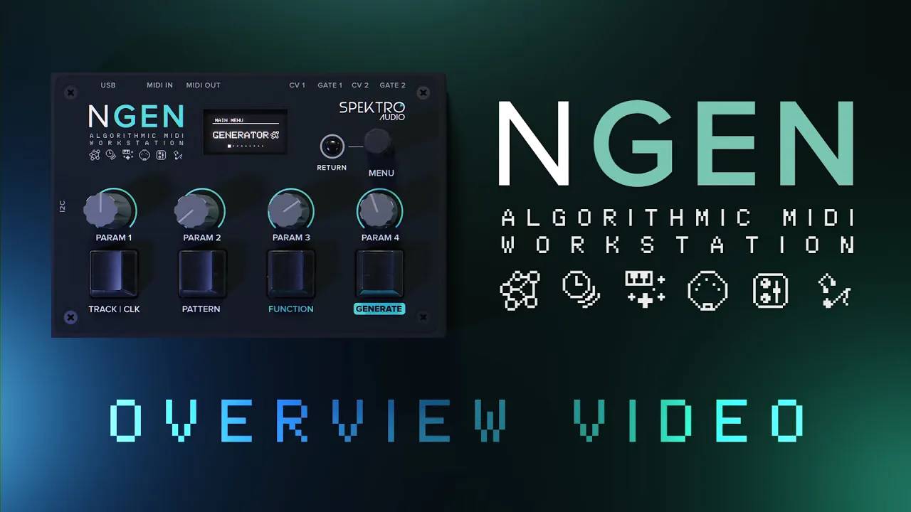 Spektro Audio NGEN: Algorithmic MIDI Workstation Overview