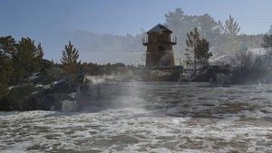 Водопад за селом Карпысак 06-04-24