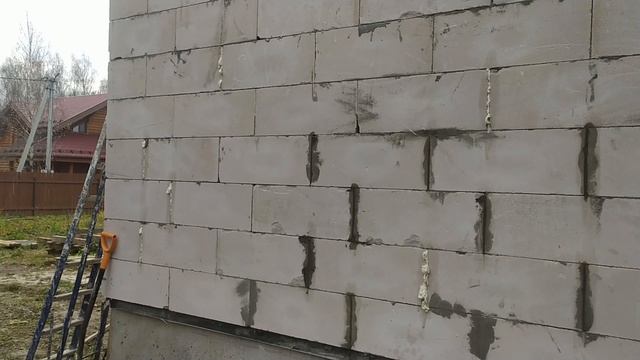 Теплопотери через швы кладки Затирка  вертикальных швов  кладки из газобетона.