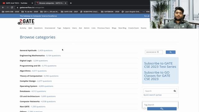 How To access questions Subject wise? | GATE Overflow Feature #8