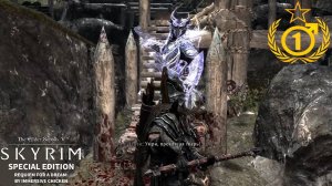 Крестьянин с Копьём не Оставляет Шанса  #1 The Elder Scrolls V Skyrim SE  RFAD