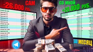 Новый заработок в интернете. Выбирай как ты будешь ДЕЛАТЬ СТАВКИ! Сам или вместе со МНОЙ