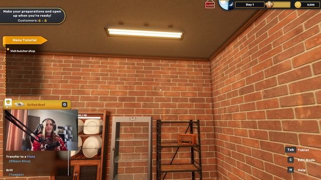 Подготавливаем шаурмечную! #1 Kebab Chefs! - Restaurant Simulator