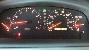 1997 Lexus ES 300 - Instrument Cluster, Cold Start