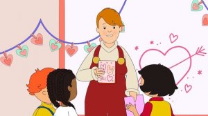 Caillou und Valentinstag 1