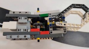 Lego. Механизм захвата и подъёма. Червячный и конический редуктор.