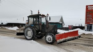 очистка дорог от снега 51 часть