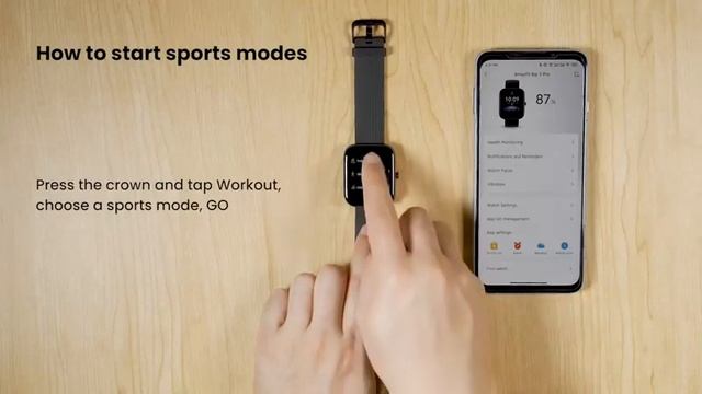 Amazfit Bip 3 Pro Smart Watch for Android iPhone