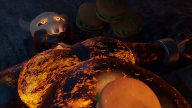 Burger Weight gain animation смотреть онлайн