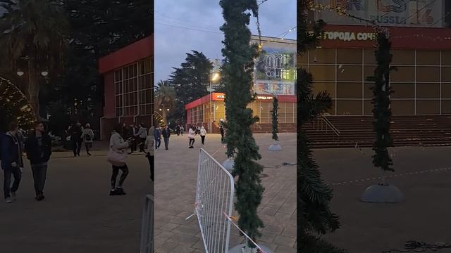 СОЧИ. НОВОГОДНЯЯ ЁЛКА. НАВАГИНСКАЯ. смотреть онлайн