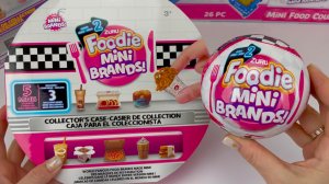 Распаковка сюрприза Мини Брендс / Mini Brands unboxing / еда для кукол .