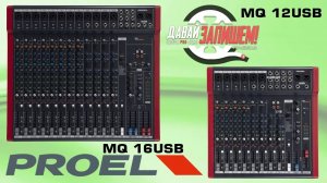 Микшеры PROEL MQ12USB и MQ16USB - достойный аналог привычных брендов