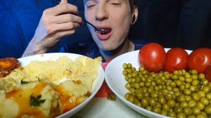 АСМР ЛЮБИМАЯ ВСЕМИ КАРТОШЕЧКА С КОТЛЕТАМИ | ЗВУКИ ЕДЫ МУКБАНГ | ASMR POTATO WITH CUTLETS MUKBANG EA