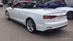 YB19CFD AUDI A5 CABRIOLET WHITE S LINE 2019