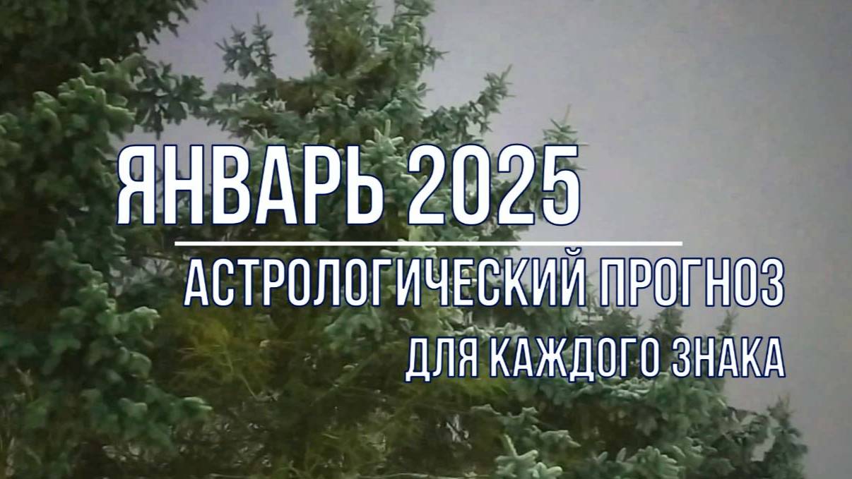 Январь 2025 астрологический прогноз для каждого знака