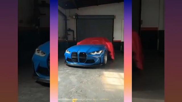Blue Super Cool Car 🤩💖🌨️❄️