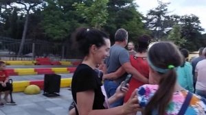 Крым. Судак. Музыкант на набережной.