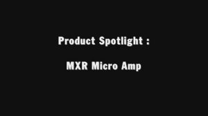 MXR M133 Micro Amp : Audio Demo.