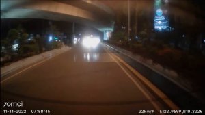 70mai a800s sample Rear/Back Cam Night Driving