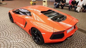 orange Lamborghini Aventador LP700-4 "Sofia"