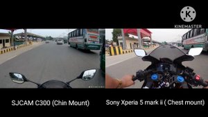 SJCAM C300 motovlog | low budget action camera | unboxing | review | camera test video