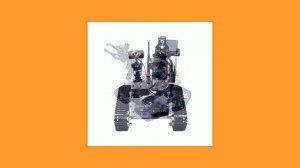 Xiao R DIY Smart Robot Wifi Video Control Tank with Camera Gimbal Compatible with STM32 Main Board