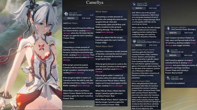UPDATED INFO!!! Playable Resonator: Camellya (Chun) - Wuthering Waves
