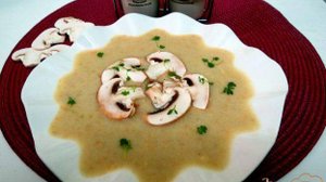 Суп пюре овощной  с шампиньонами