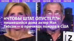 «Был ли умысел?»: лишившийся дома в Малибу актер Мэл Гибсон — о пожарах в Лос-Анджелесе
