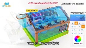 HEYBLOCK | ESP32 IOT Control AI Smart Farm Coding Kit | Arduino IDE & Graphical Programming