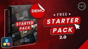 Бесплатный эффект автоанимации для Davinci Resolve. Starter Pack 2.0 (VES)