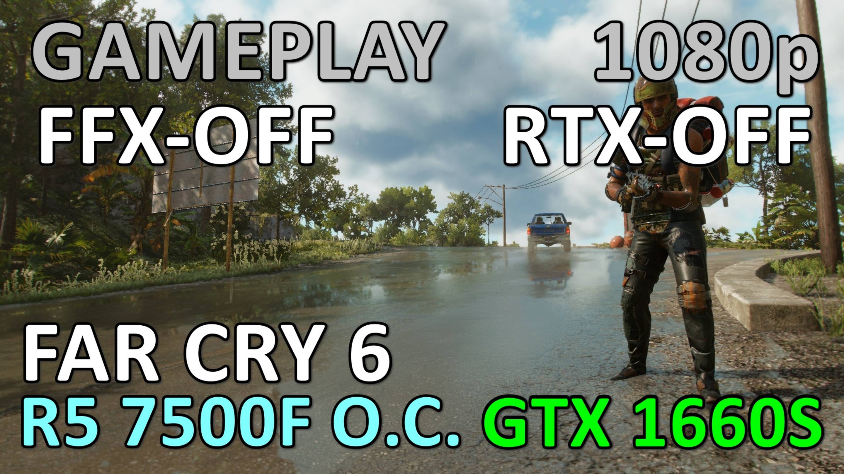 RYZEN 5 7500F 5.2 ГГц + GTX 1660 SUPER / FAR CRY 6 / GAME PLAY