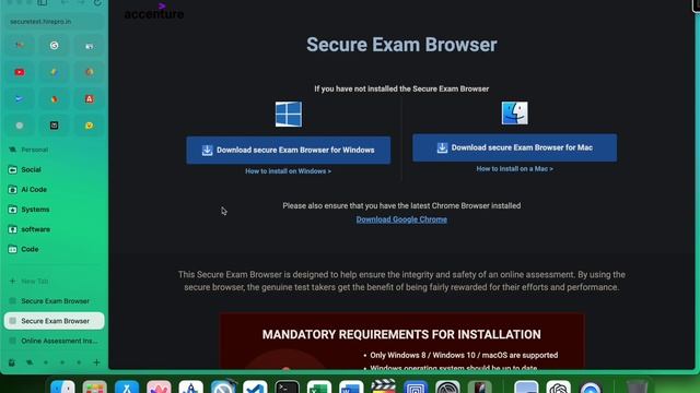 How to download Amazon secure exam browser for Mac / give Amazon assessment on Mac
