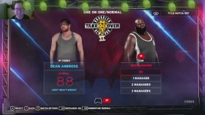 Dean Ambrose vs Mark Henry wwe 2k18