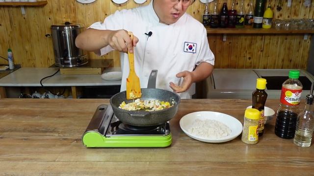 K-FOOD 해물볶음밥(Жареный рис с морепродуктами) смотреть онлайн