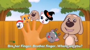 12345 Finger Family Song/ My talking tom friends minis finger Family / icemac tv