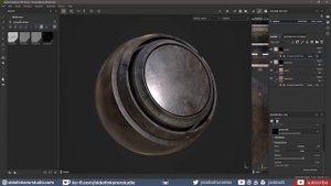 How to make your own metal material in Substance Painter | #textures #materials