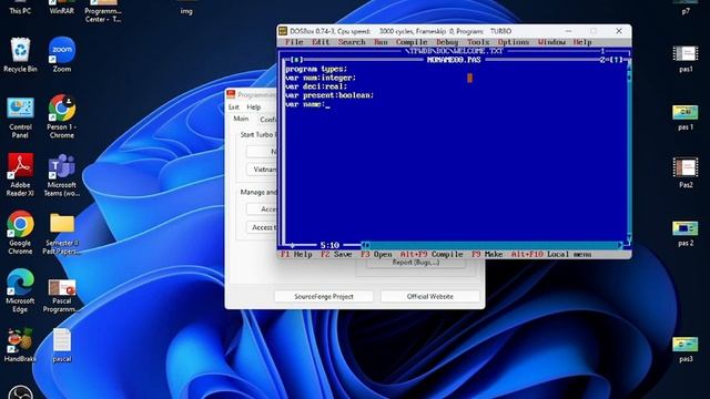 Pascal Data Types |Programming | Sinhala |  @resourceict 