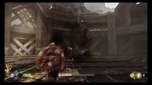 God of War, бой с валькирией Гюннр (first fight with Valkyrie )