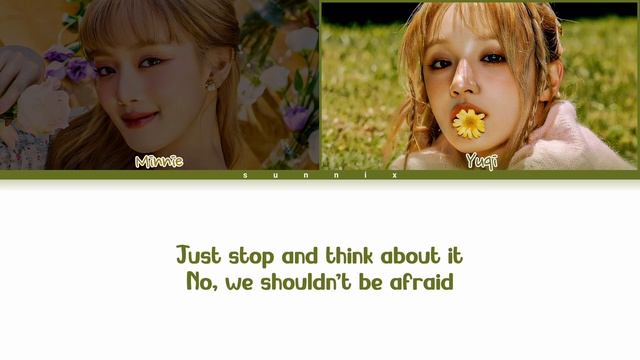 YUQI 'Everytime (With MINNIE)' Lyrics (우기 'Everytime (With 미니)' 가사) Color Coded Lyrics [Eng] смотреть онлайн