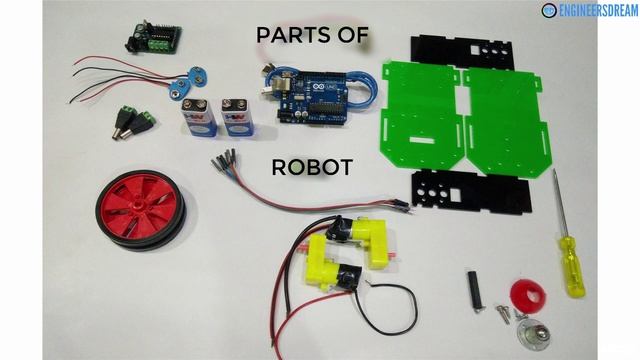 2.2. Parts required for building a Robot