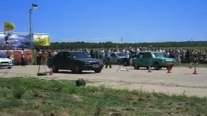 запорожец против BMW драг райсинг