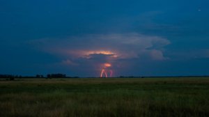 Timelapse грозовых облаков