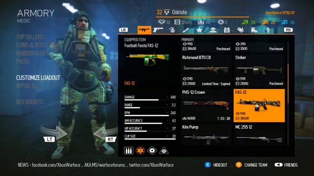 Oaktale: Warface Football Fiesta Weapons смотреть онлайн