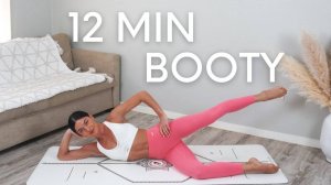 Move with Nicole - 12 MIN BOOTY WORKOUT  Sculpting Pilates (Knee Friendly & No Squats)