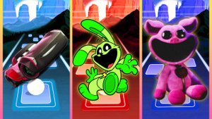 JACKSON VS HOPPY VS POPPY | Tiles hop battle